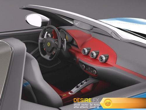 Ferrari F60 America 2015 3D Model