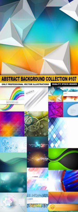 Abstract Background Collection #107 – 20 Vector