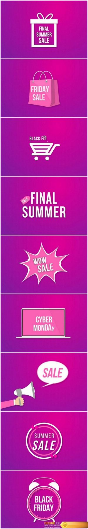 Motion Array – Sale Icons 34894