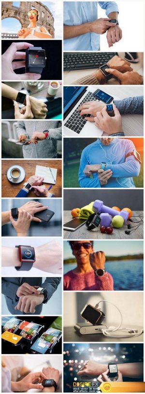 Smart Watch On Hand – 18 HQ Images