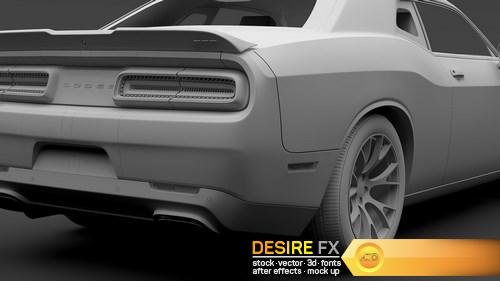 Dodge Challenger SRT Hellcat Go Mang 3D Model