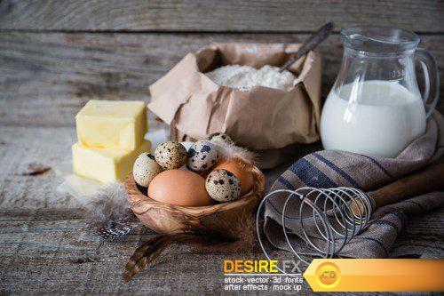 Baking ingredients background – 10 UHQ JPEG