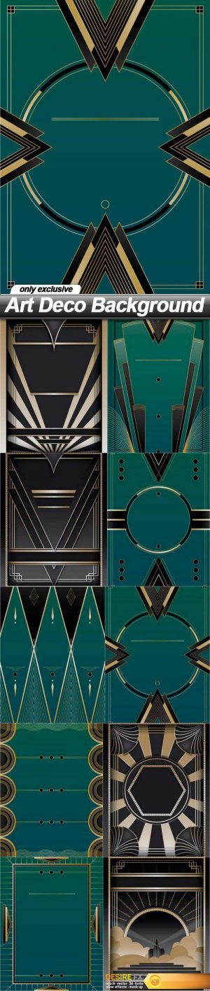 Art Deco Background – 10 EPS