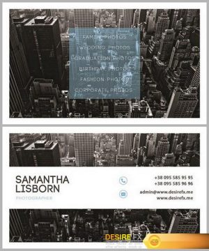 Photographer Business Card Templates PSD