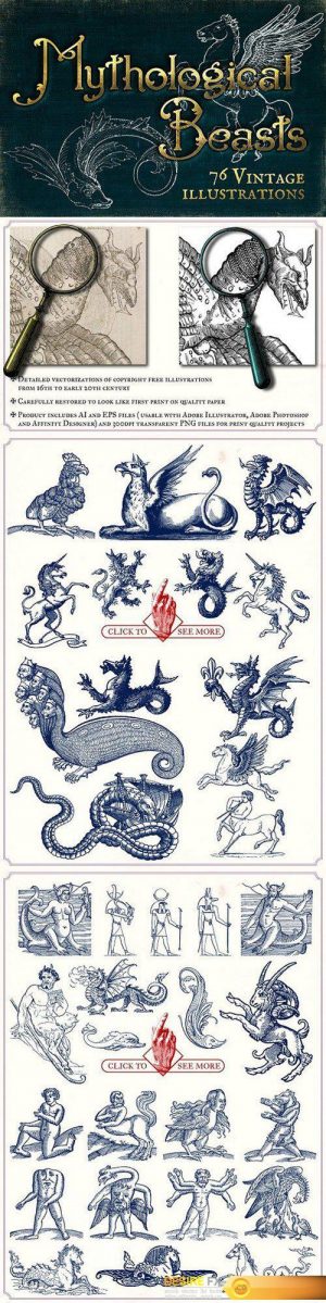 CM – Vintage Mythological Beasts 1354694