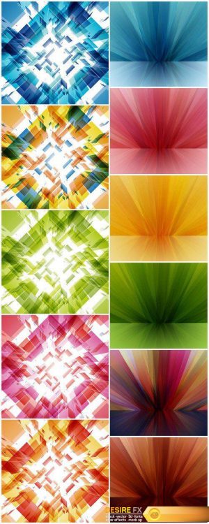 Vector seamless backgrounds #6 11X EPS