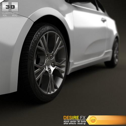 Kia Pro Ceed GT 2014 3D Model
