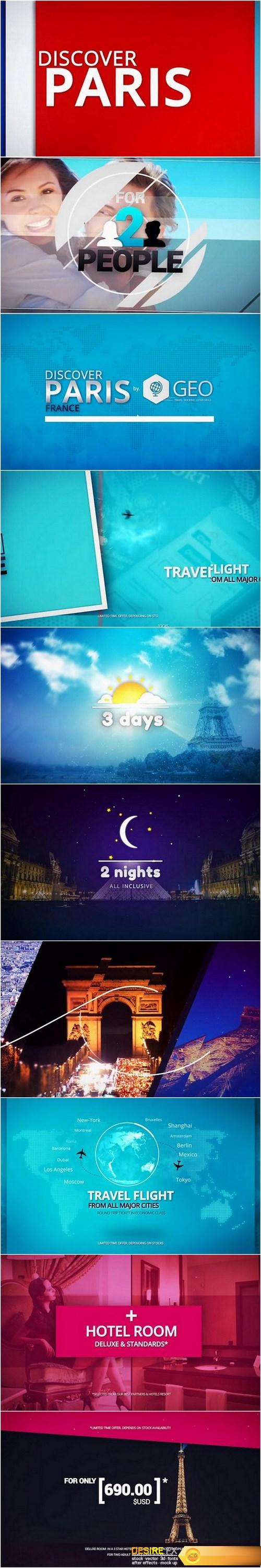Videohive 19781110 geo travel booking promo trip package