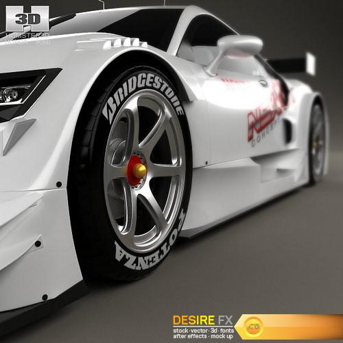 Honda NSX GT 2013 3D Model