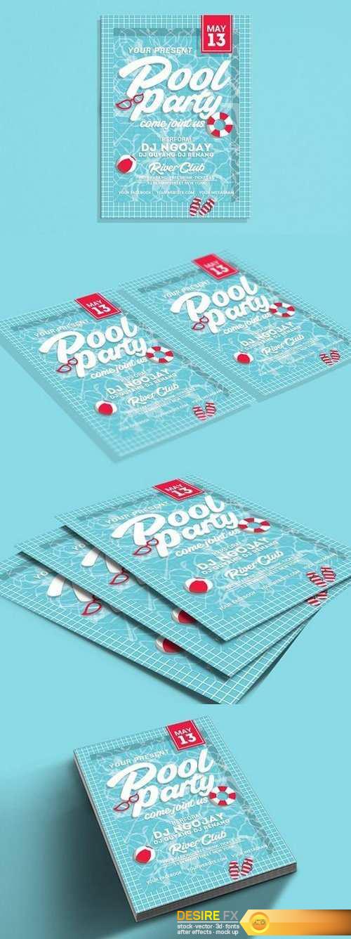 Pool Party Flyer 1459074