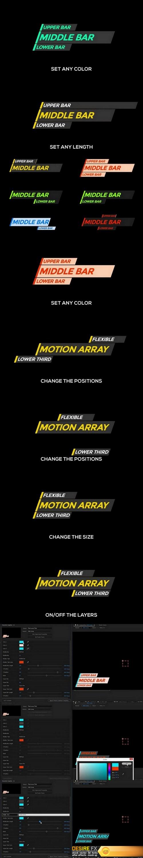 Motion Array – Flexi Lower Third After Effects Templates