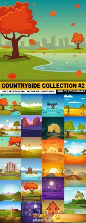 Countryside Collection #2 – 25 Vector