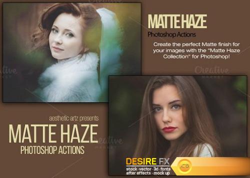 Matte Haze Photoshop Actions – Pro Retouching Workflow