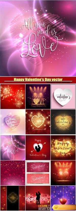 Happy Valentine’s Day vector