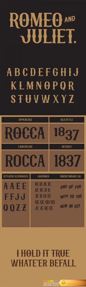 Rocca Typeface – CM 8521
