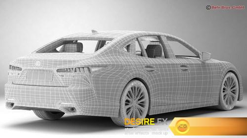 Lexus LS 500 2018 3D Model