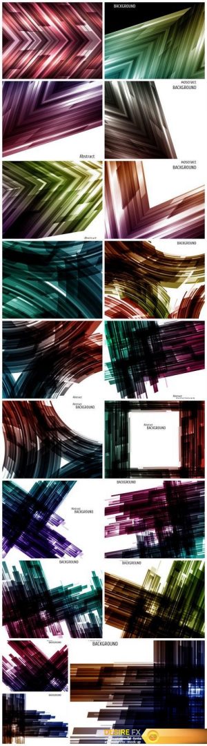 Abstract grunge backgrounds – 19xEPS