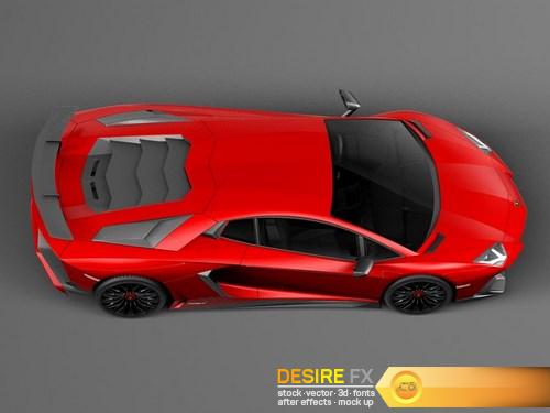 Lamborghini Aventador LP 750-4 SuperVeloce 3D Model