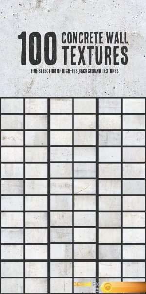 CM – 100 Concrete Wall Textures Bundle 1373002