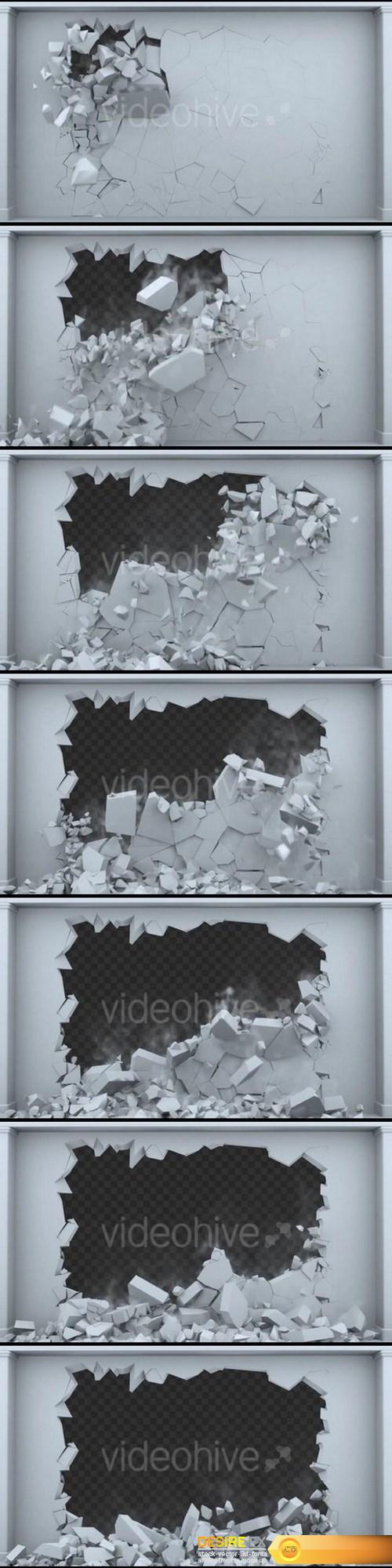 Videohive White Wall Reveal 18884721