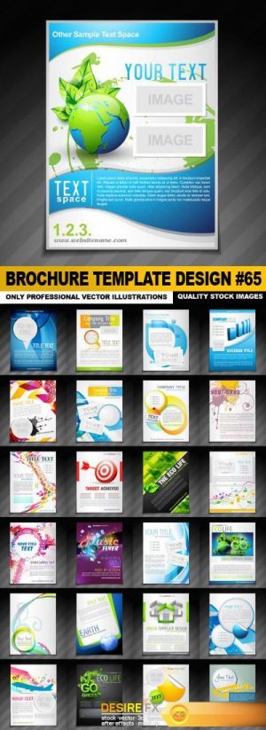 Brochure Template Design #65 – 25 Vector
