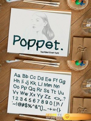 CM – Poppet Display Font 553082