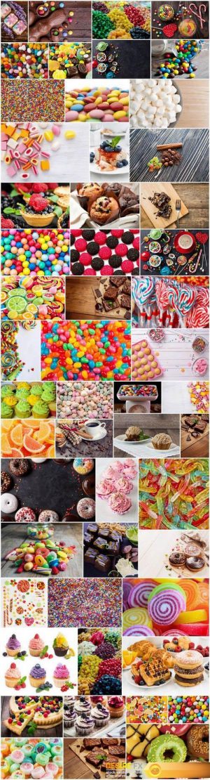 World of candies and sweets – 53xUHQ JPEG