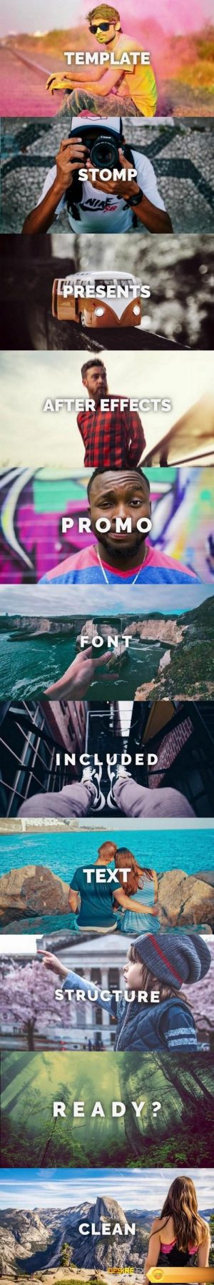 Motion Array – Fast Photo Stomp Slideshow After Effects Templates