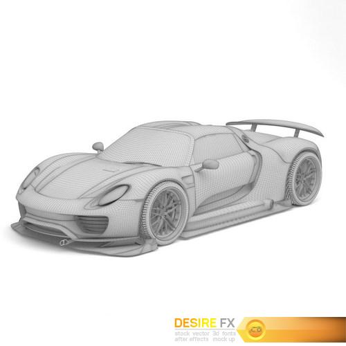 Porsche 918 Spyder Chimera One Concept 3D Model