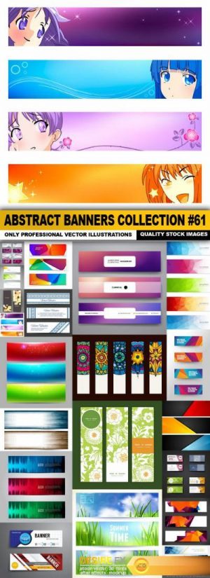 Abstract Banners Collection #61 – 20 Vectors