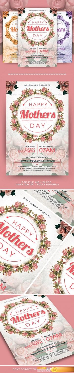 Graphicriver 19756794 mothers day flyer