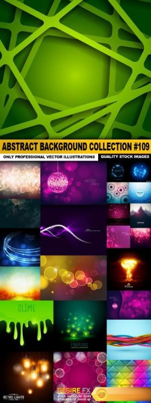 Abstract Background Collection #109 – 25 Vector