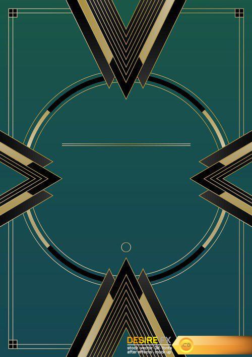 Art Deco Background – 10 EPS