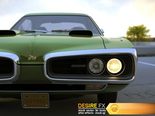 3D Model – Dodge Coronet Super Bee 1970