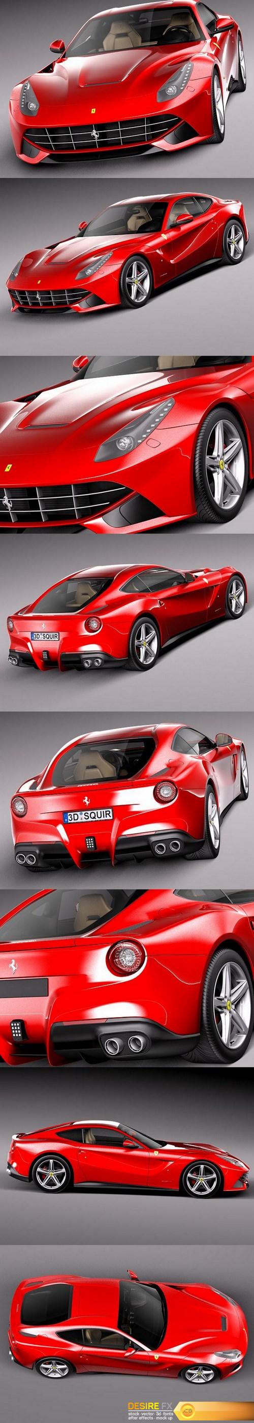 Ferrari F12 Berlinetta 2013-2016 3D Model