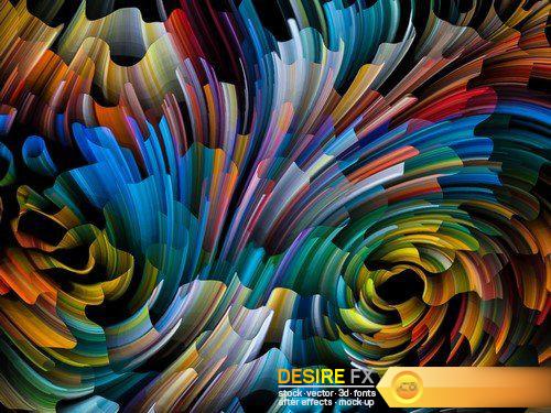 Conceptual Color Vortex #2 20X JPEG
