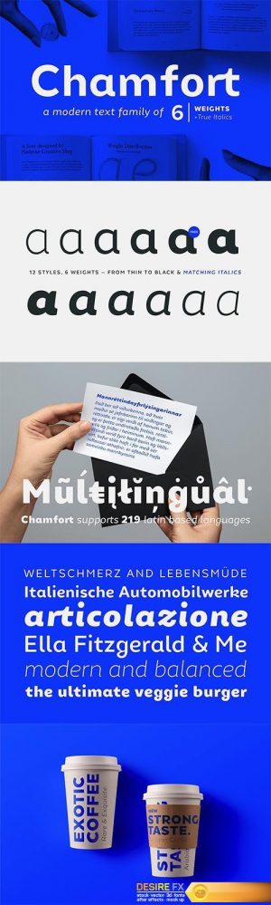 Chamfort Bold Font