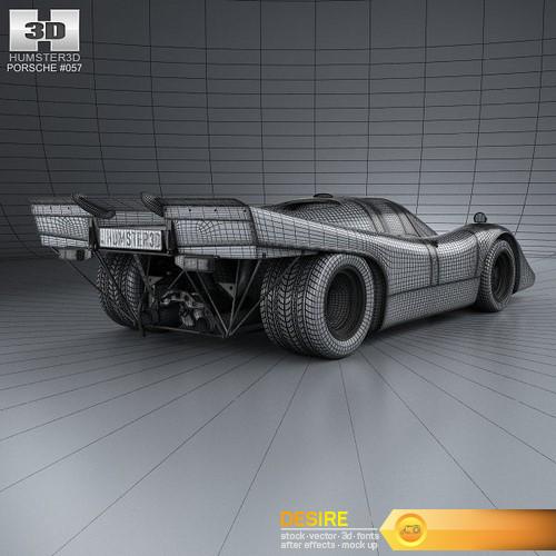 Porsche 917 K 1969 3D Model