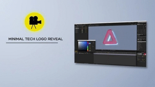 Videohive 19792269 minimal tech logo reveals