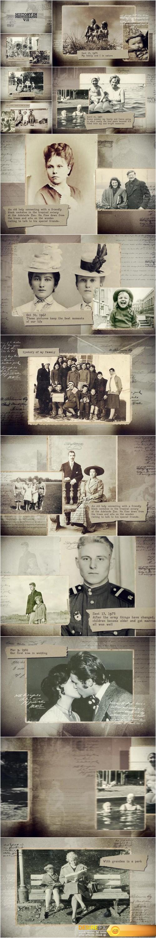 Videohive 14473491 history in photographs 2
