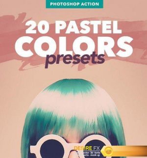 Graphicriver 20 Pastel Colors Presets – Photoshop Action 12017470