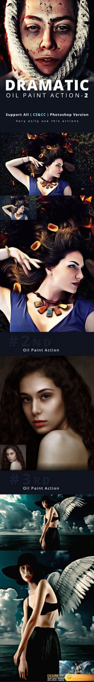 GraphicRiver – Dramatic Oil Paint Action V2