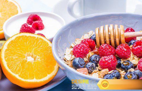 For breakfast – muesli with berries 11X JPEG