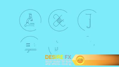 Animated Medical Icons After Effects Templates