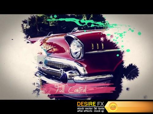 Watercolor And Ink Slideshow After Effects Templates