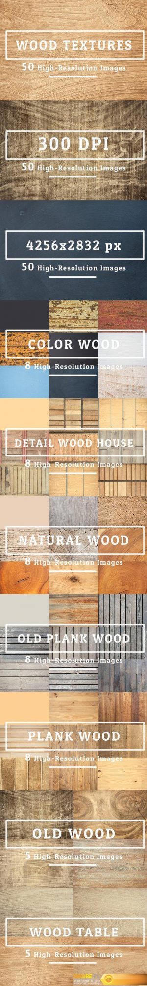 CM – 50 Wood Texture Background Set 03 558523