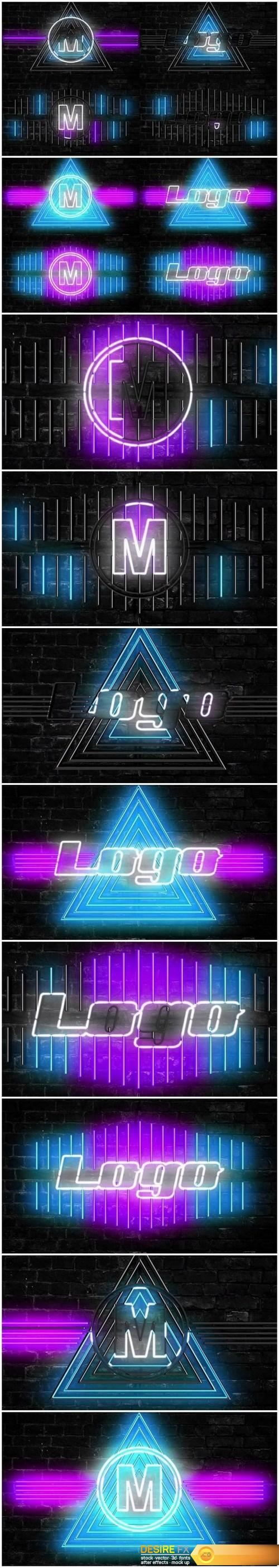 Neon Logo After Effects Templates