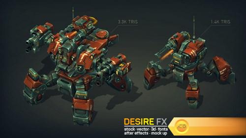 Mech Constructor: Spiders and Tanks 3D Models