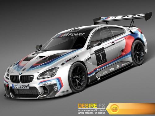 BMW M6 GT3 2016 3D Model