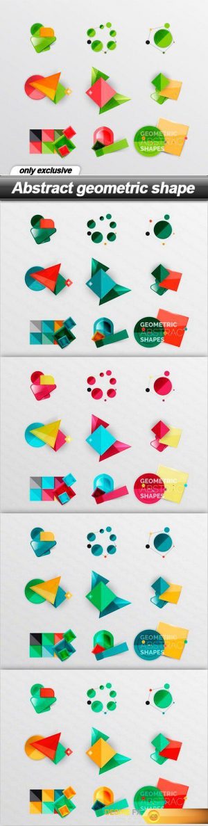 Abstract geometric shape – 5 EPS